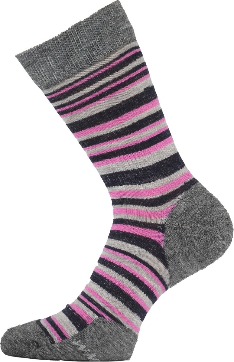 Merino ponožky LASTING Wwl růžové Velikost: (34-37) S