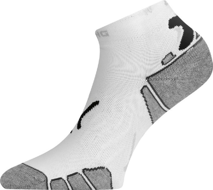 Funkční běžecké ponožky LASTING Run bílé Velikost: (34-37) S