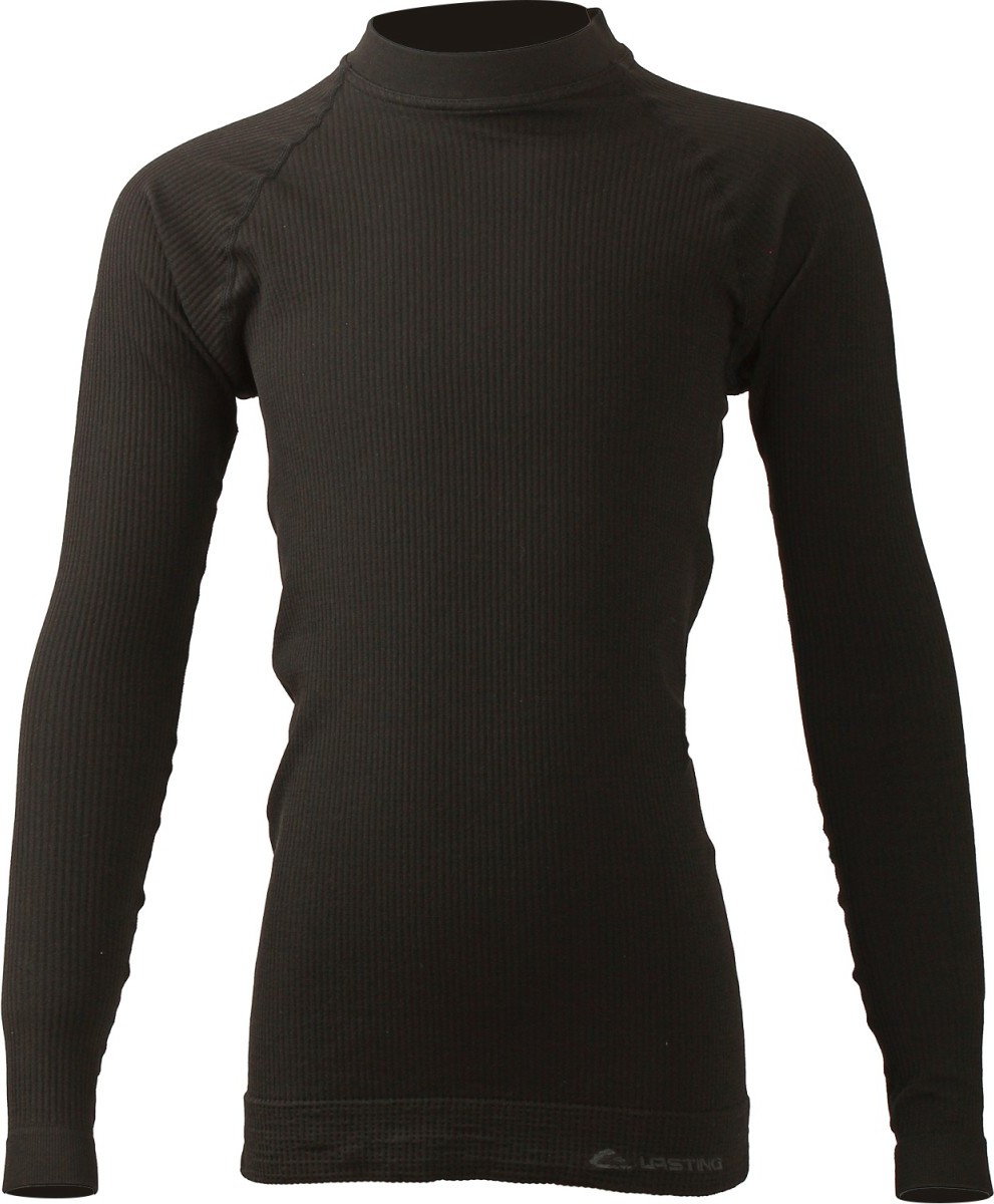 Dětské funkční triko LASTING Zuk černé Velikost: 122-134