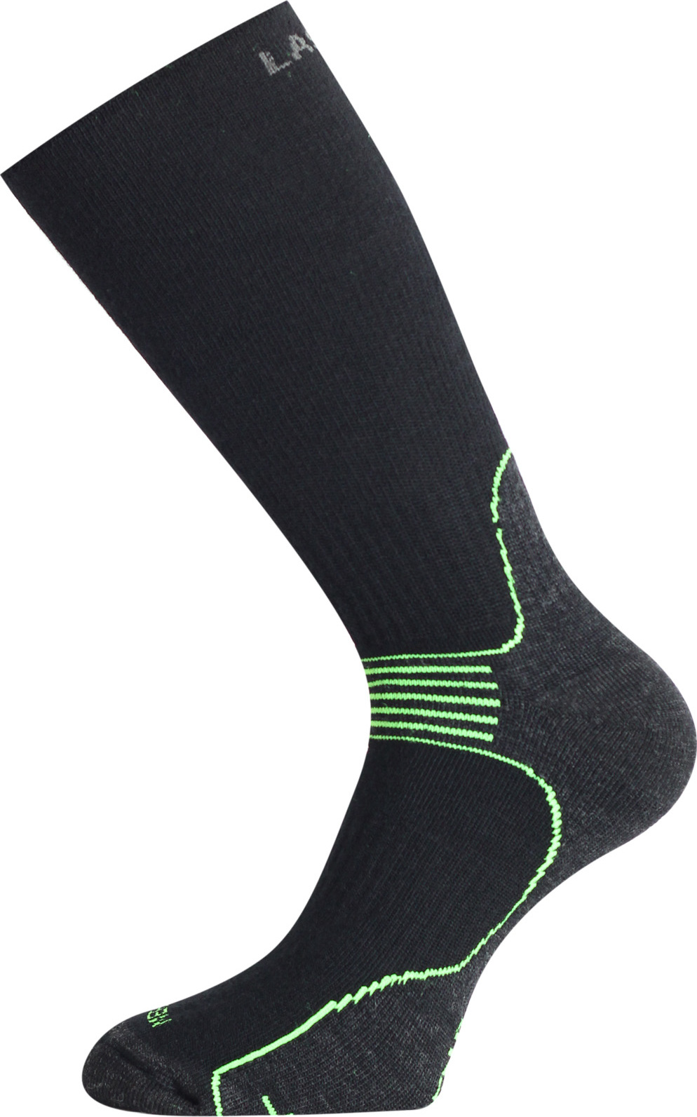 Merino ponožky LASTING Wsb černé Velikost: (38-41) M