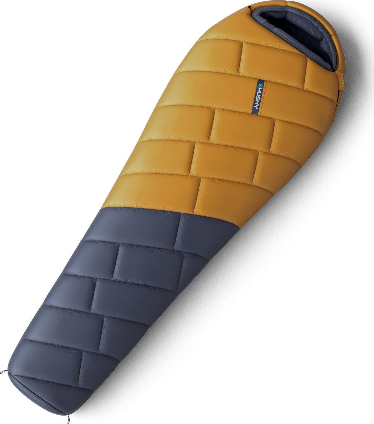 Syntetický zimní spacák HUSKY Proud blue/mustard Velikost: onesize