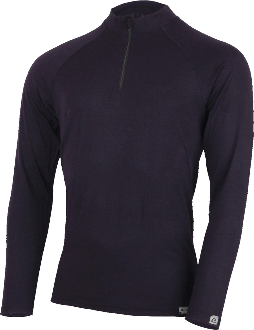 Pánské merino triko LASTING Azar modré Velikost: M