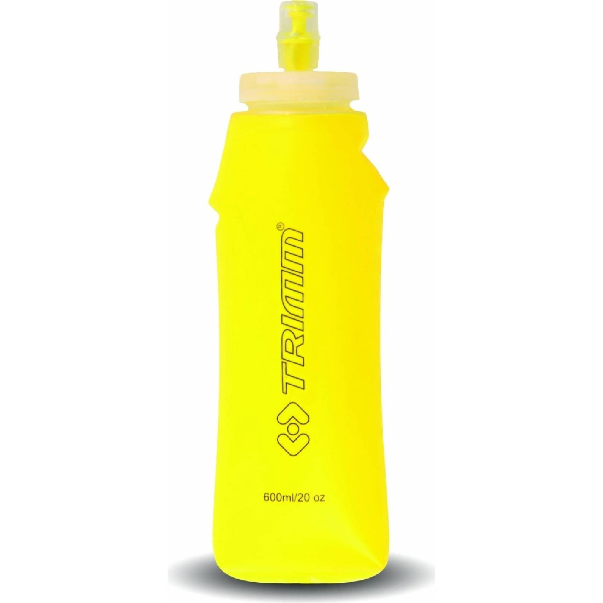 Měkká láhev TRIMM Gel flask 600ml žlutá