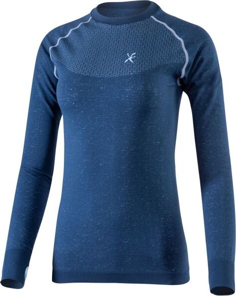 Dámské seamless triko KLIMATEX Mina modré Velikost: XS/S