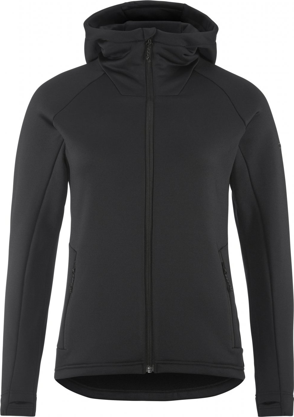 Dámská fleecová mikina CRAFT ADV Explore Power Fleece Hood - černá Velikost: XL