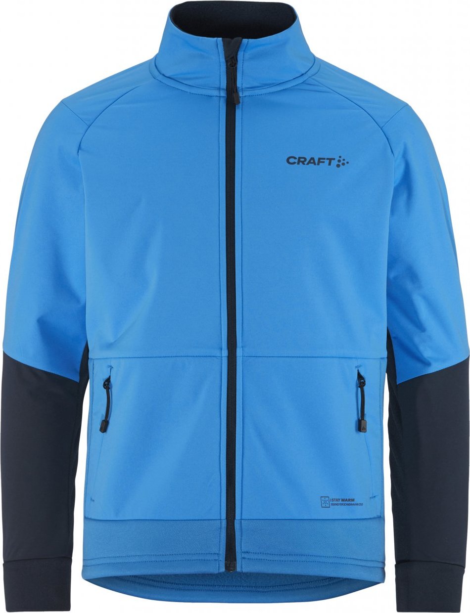 Dětská zateplená bunda CRAFT Core Warm XC Junior - modrá Velikost: 158