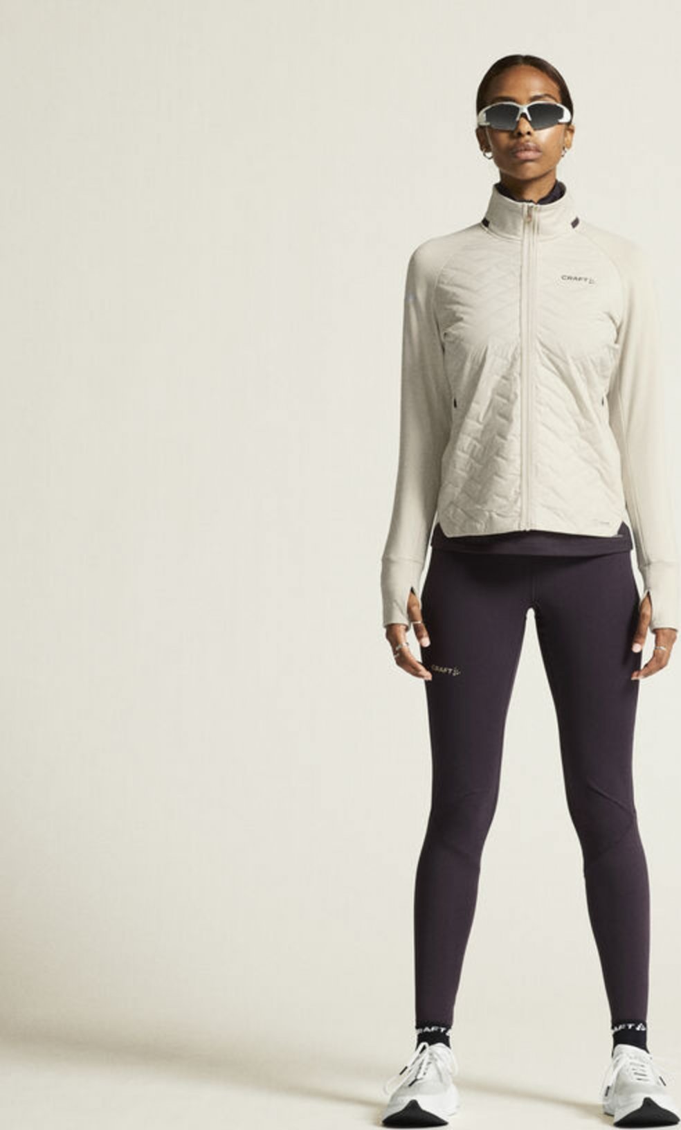 Dámská běžecká bunda CRAFT ADV SubZ 3 - hnědá Velikost: S