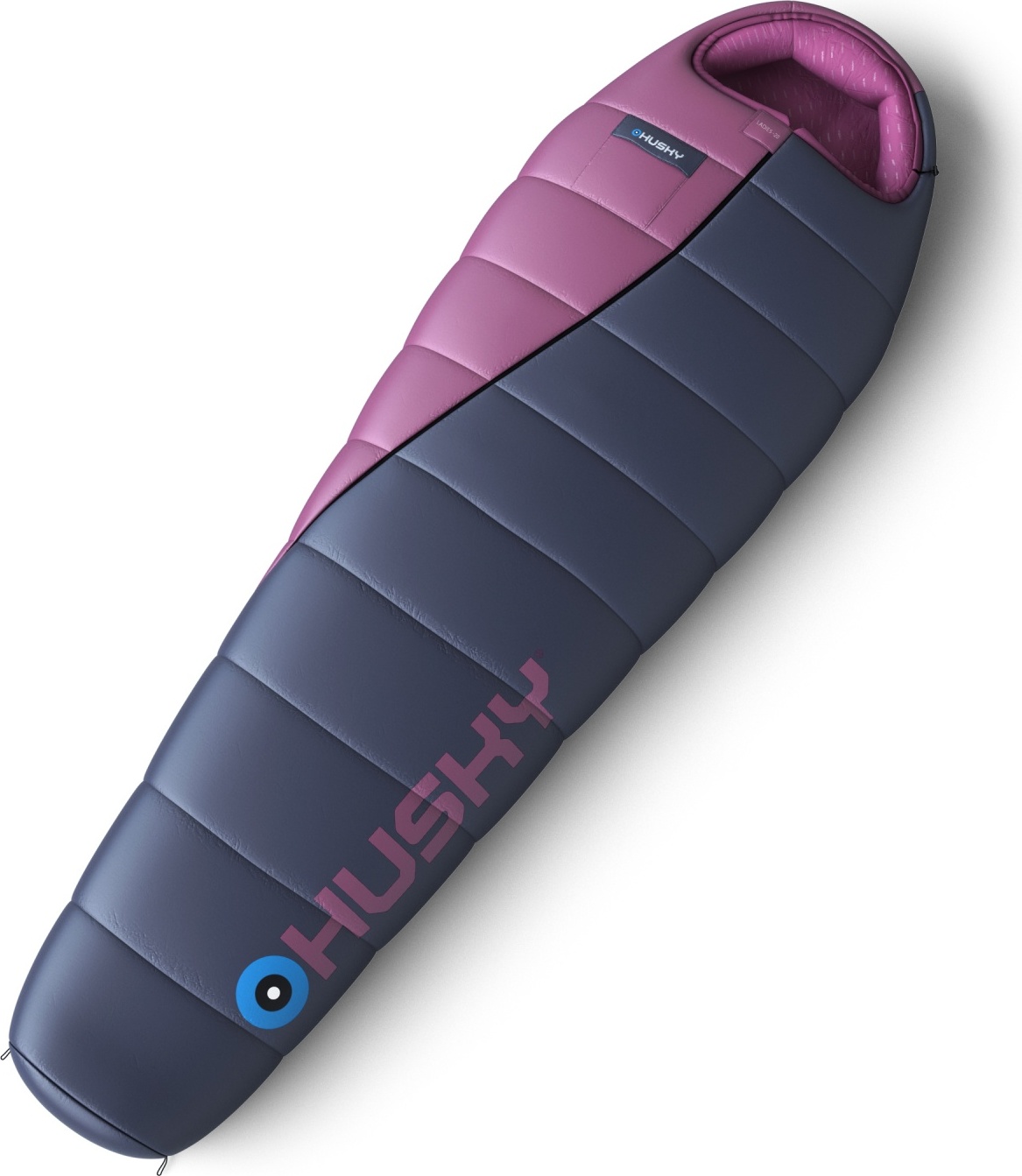Syntetický zimní dámský spacák HUSKY Ladies Motion modrý Velikost: onesize