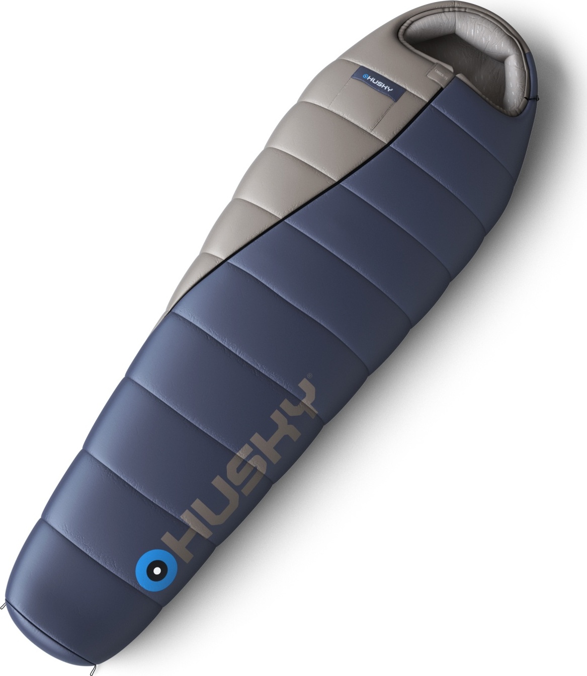 Syntetický třísezónní spacák HUSKY Ember Long modrý Velikost: onesize