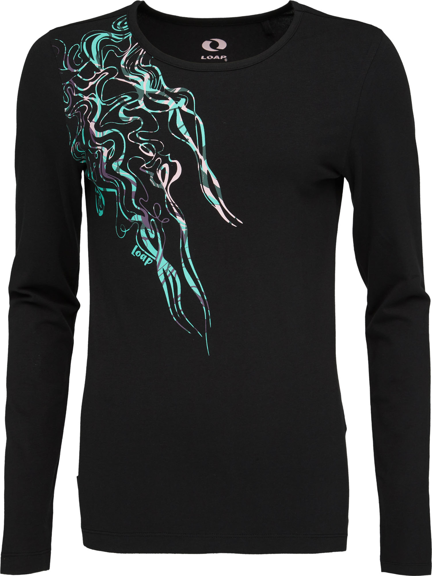 Dámské bavlněné tričko LOAP Abmora černé Velikost: L