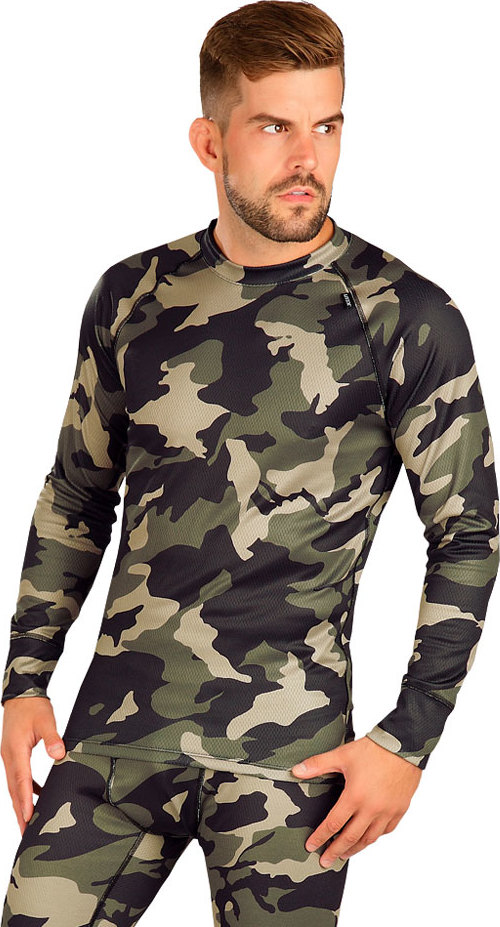 Pánské funkční triko LITEX army Velikost: M