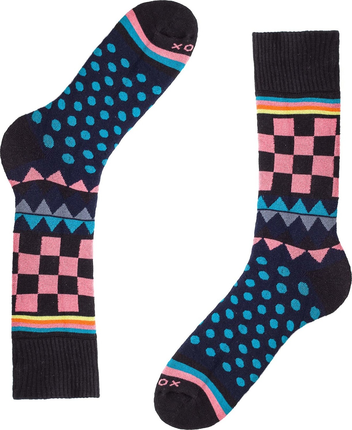 Ponožky WOOX  Soccus Geometricum Maris Velikost: 35-38