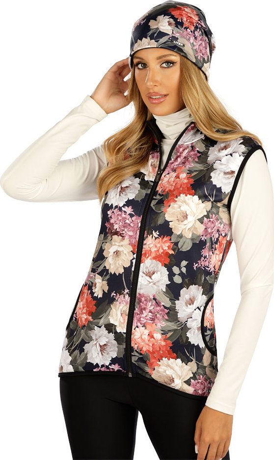 Dámská vesta LITEX se stojákem barevná Velikost: S