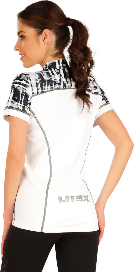 Dámský cyklistický dres LITEX bílá Barva: Bílá, Velikost: M