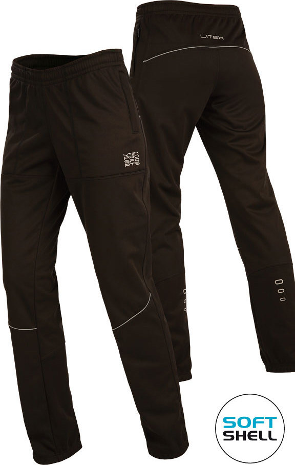 Dámské softshellové kalhoty LITEX Barva: černá, Velikost: L