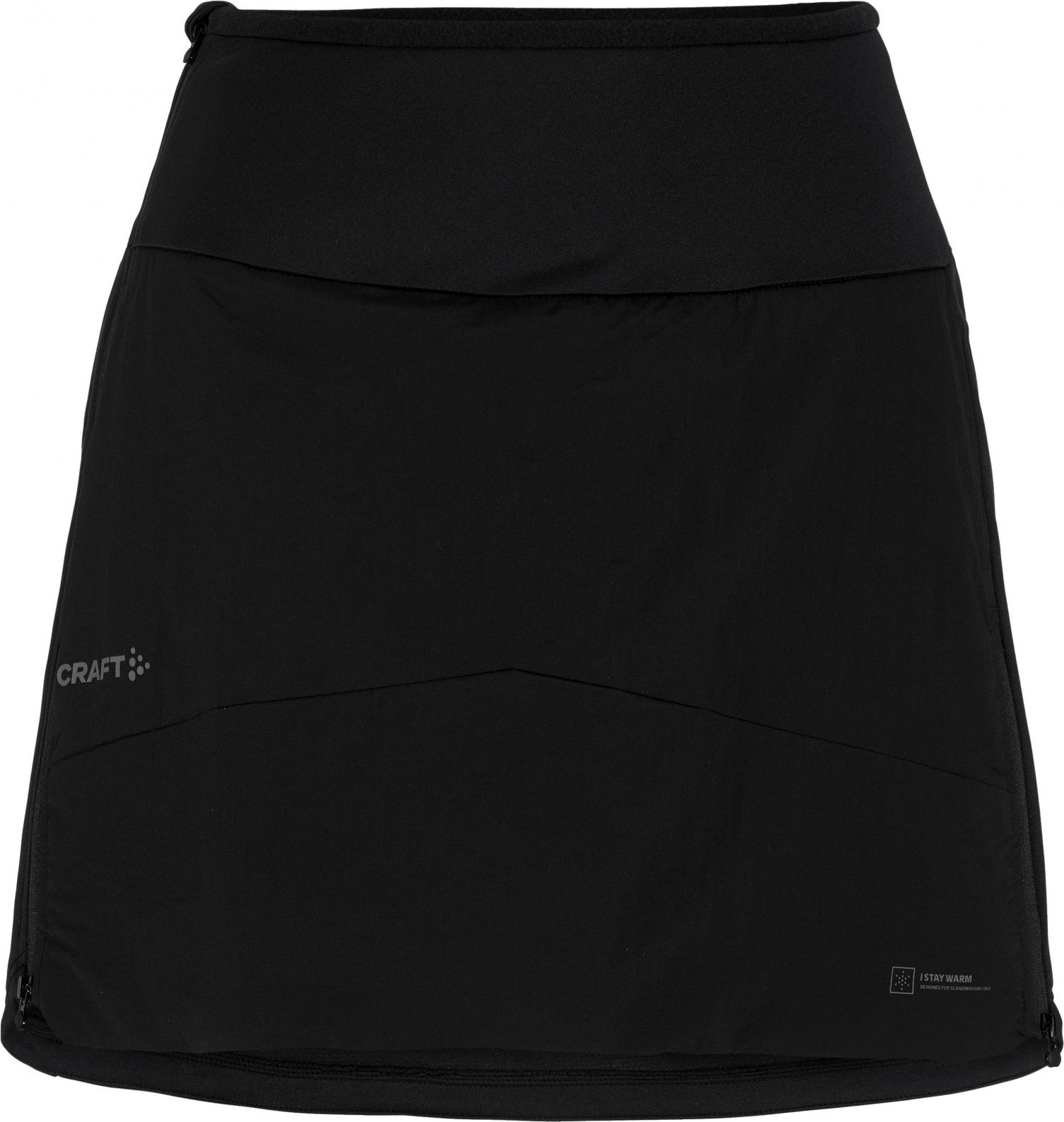 Dámská zateplená běžkařská sukně CRAFT ADV Nordic Training Insulate - černá Velikost: XS