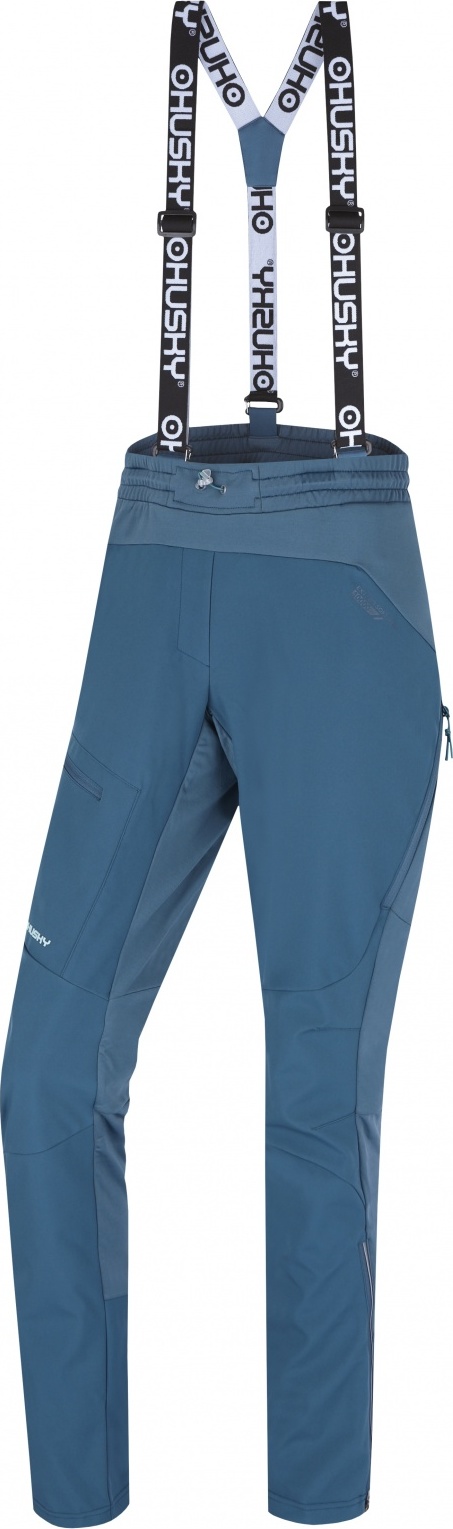 Dámské softshellové kalhoty HUSKY Kixees modré Velikost: L