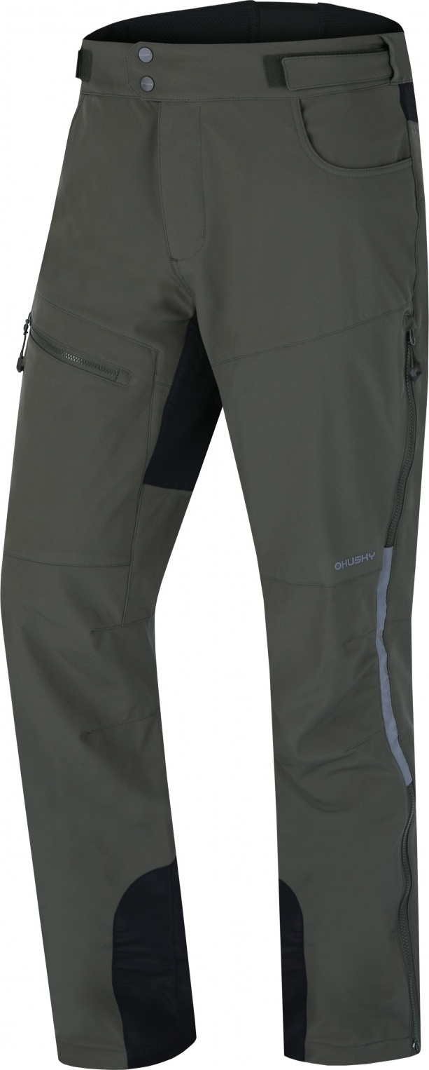 Pánské softshellové kalhoty HUSKY Keson khaki Velikost: XXXL