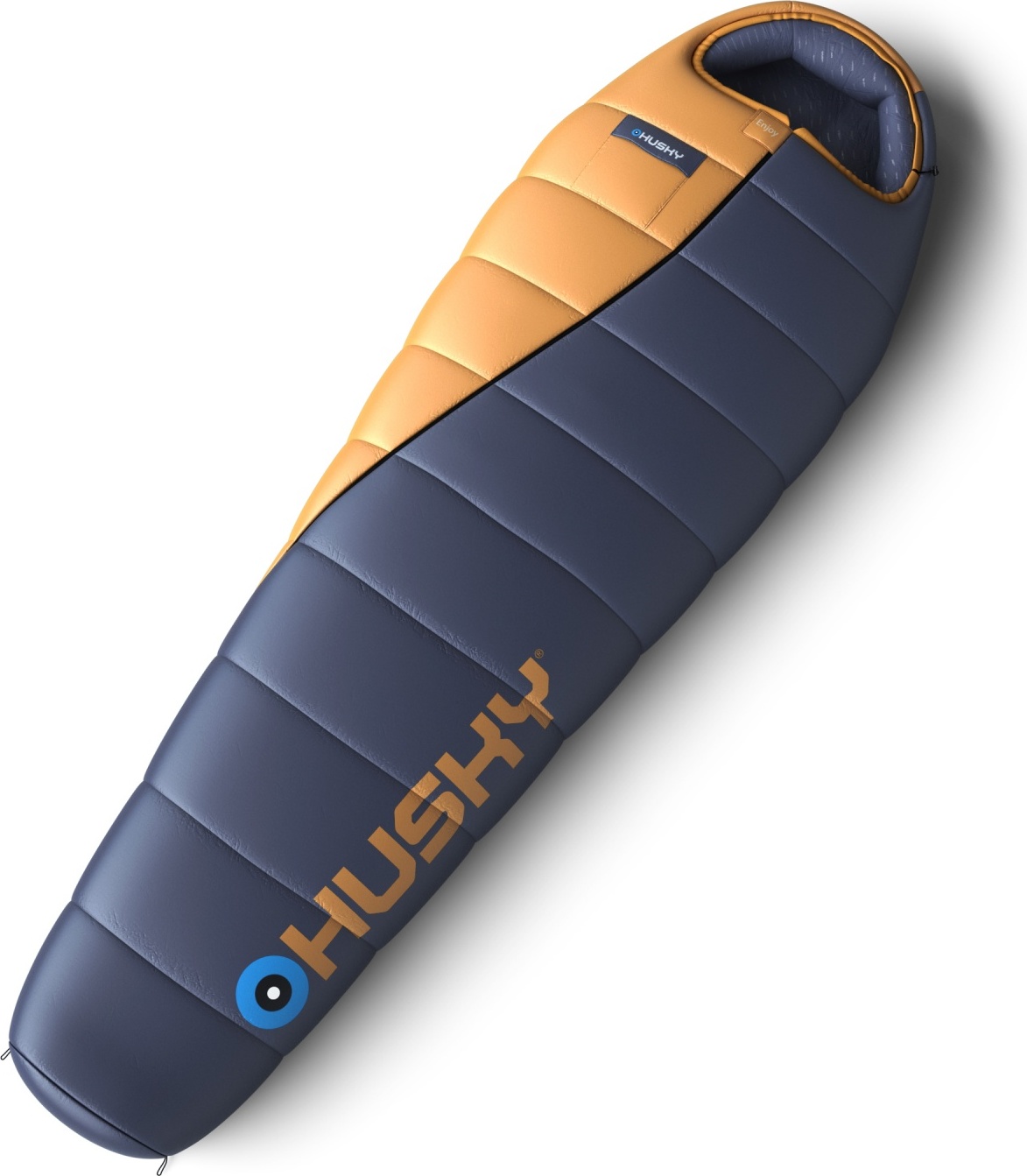Syntetický zimní spacák HUSKY Enjoy long blue/orange Velikost: onesize