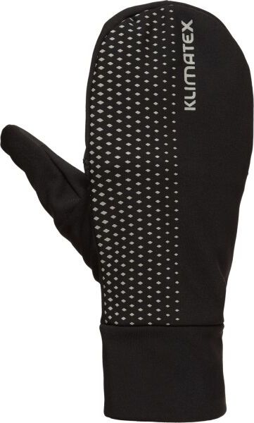 Unisex rukavice 2v1 KLIMATEX Auth černé Velikost: XL
