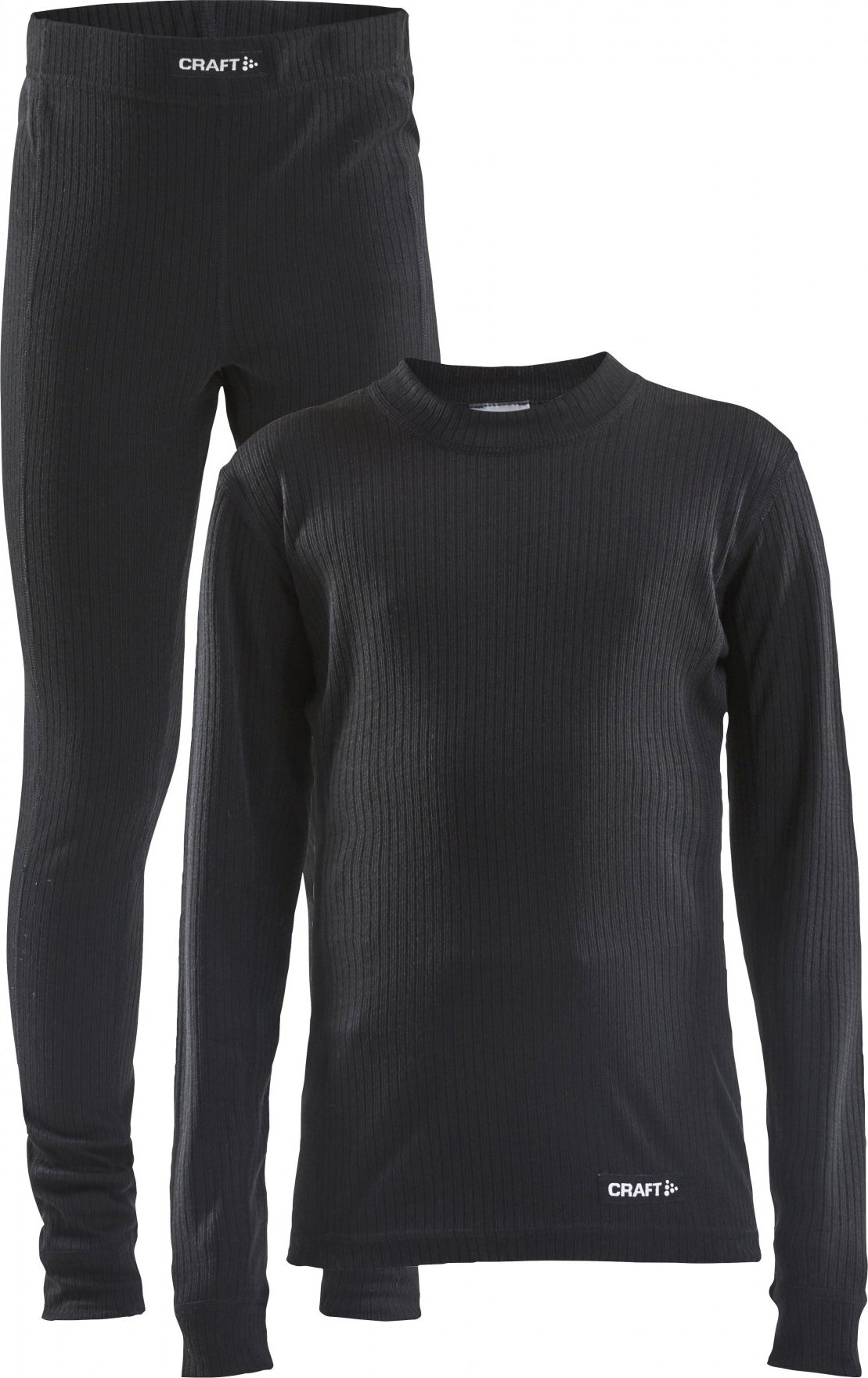Dětský set termoprádla CRAFT CORE Dry Baselayer - černá Velikost: 122
