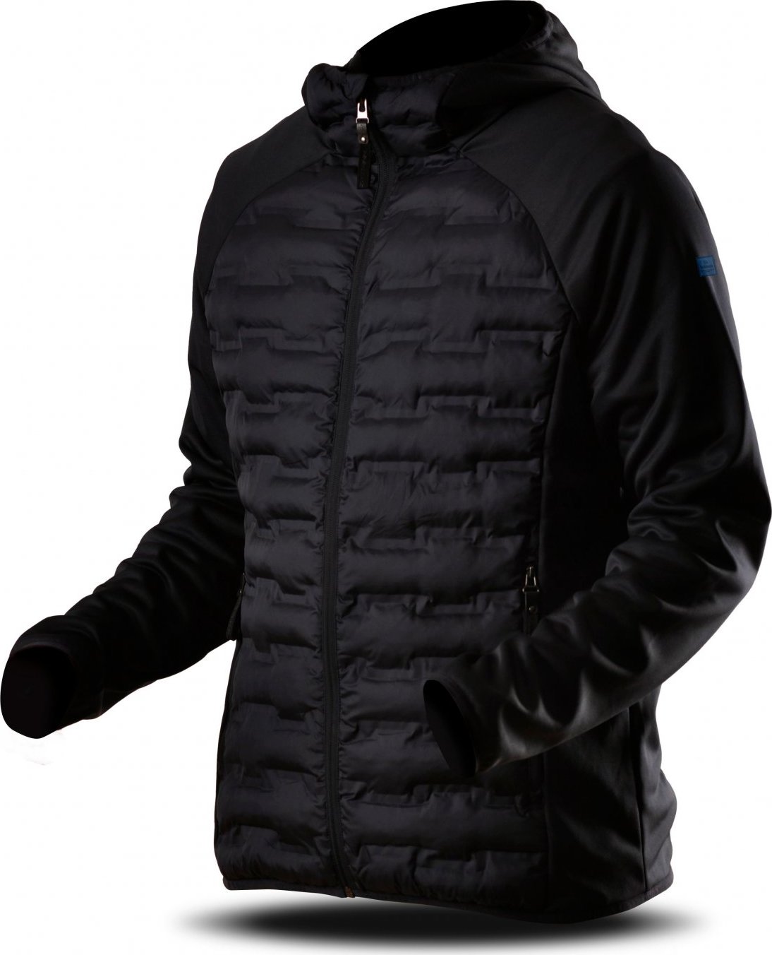 Pánská softshellová bunda Trimm ERWI HARD grafit black/ black Barva: grafit black/ black, Velikost: S