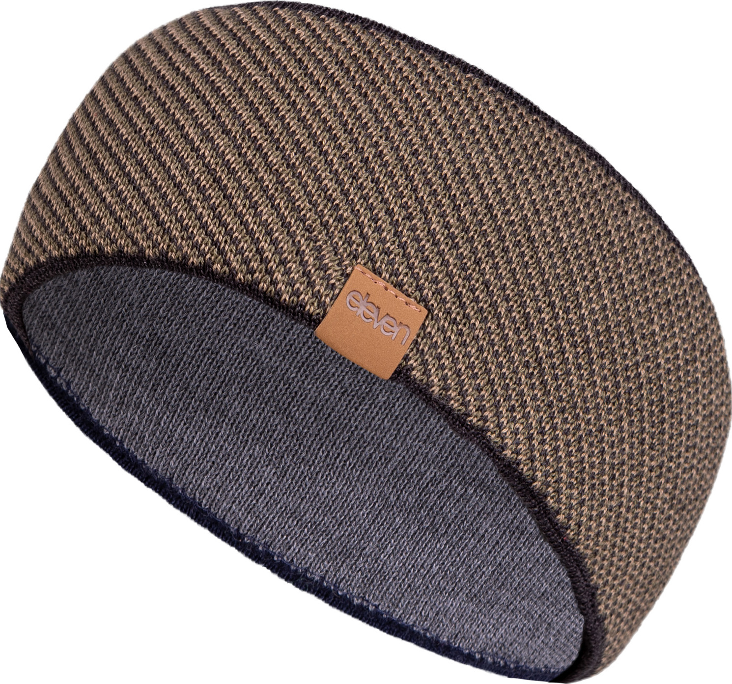 Pletená čelenka ELEVEN Slim Olive Velikost: UNI