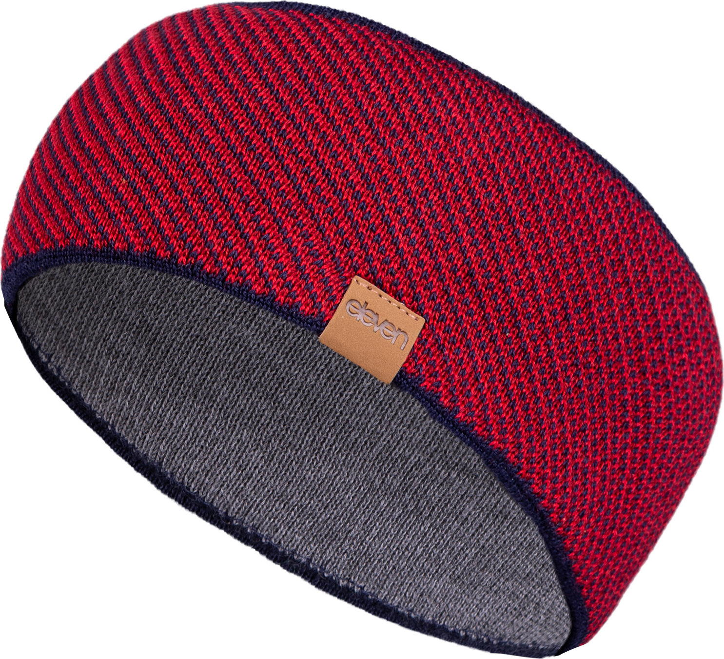 Pletená čelenka ELEVEN Slim Red Velikost: UNI