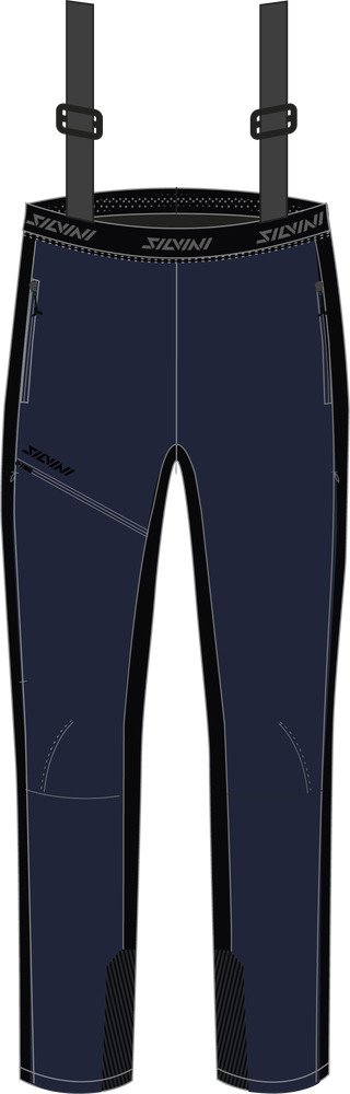 Pánské kalhoty SILVINI Alzaro černá Velikost: XXL