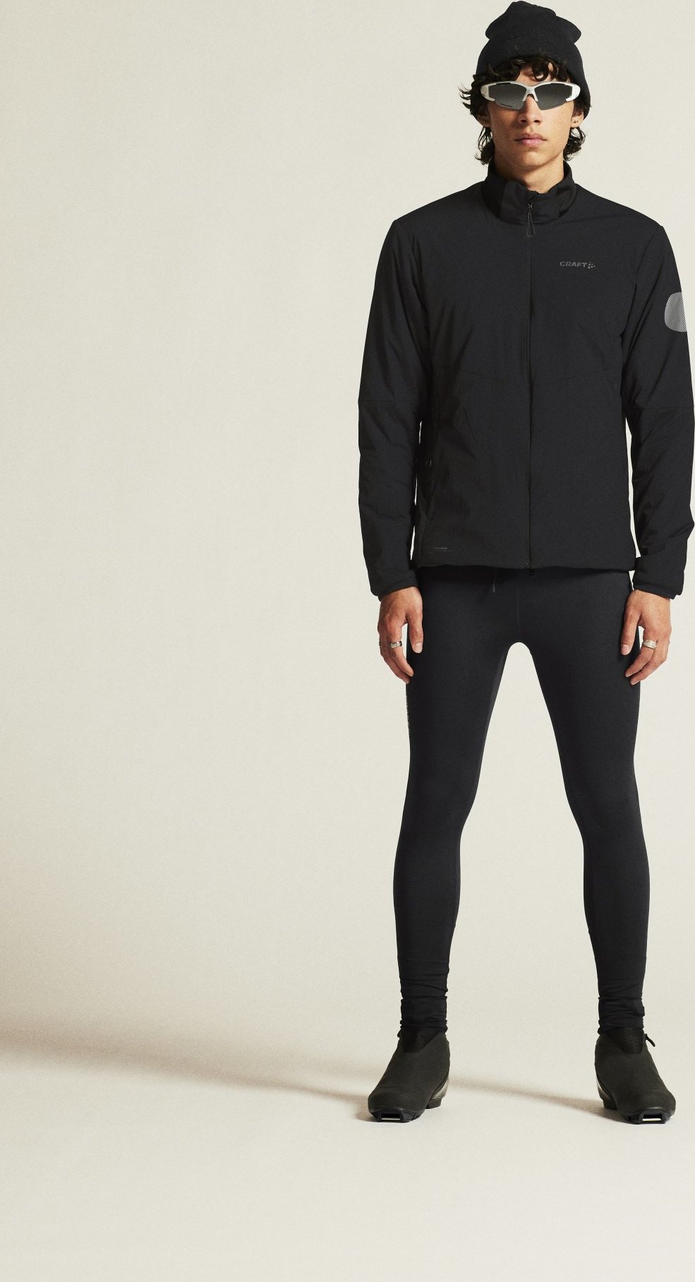 Pánská běžkařská bunda CRAFT ADV Nordic Training Insulate - černá Velikost: XXL