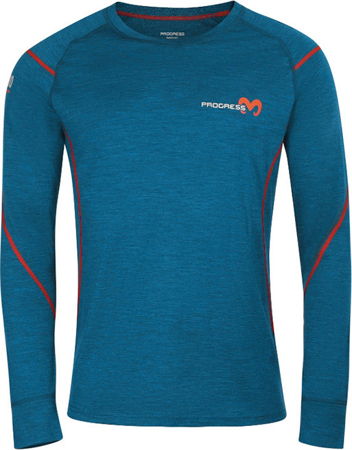 Dětské merino triko PROGRESS Mw NDRD modré Velikost: 152/1