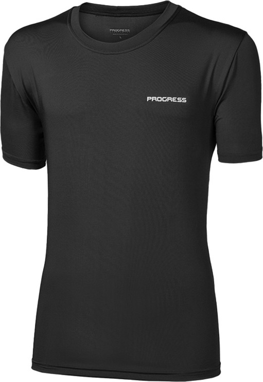 Pánské sportovní triko PROGRESS Poly Man černé Velikost: L