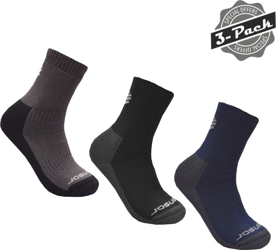 Unisex funkční ponožky SENSOR Treking Evo 3 páry Barva: Modrá, Velikost: 6/8