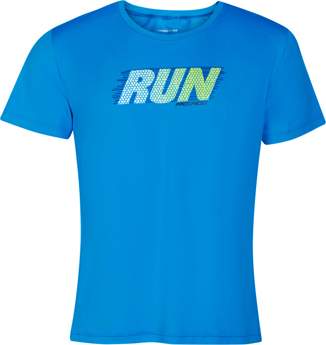 Pánské sportovní triko PROGRESS Deporte Run modré Velikost: M
