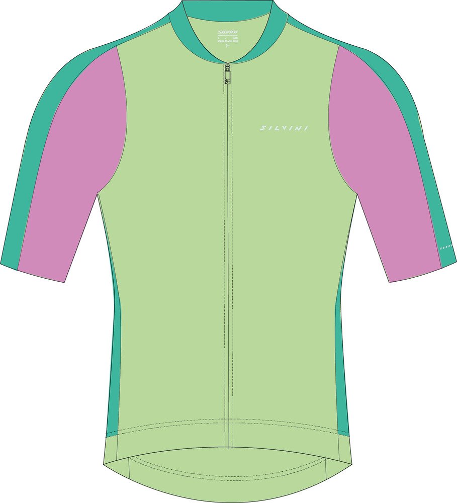 Dámský cyklo dres SILVINI Stelvia WD2404 zelená Velikost: XL