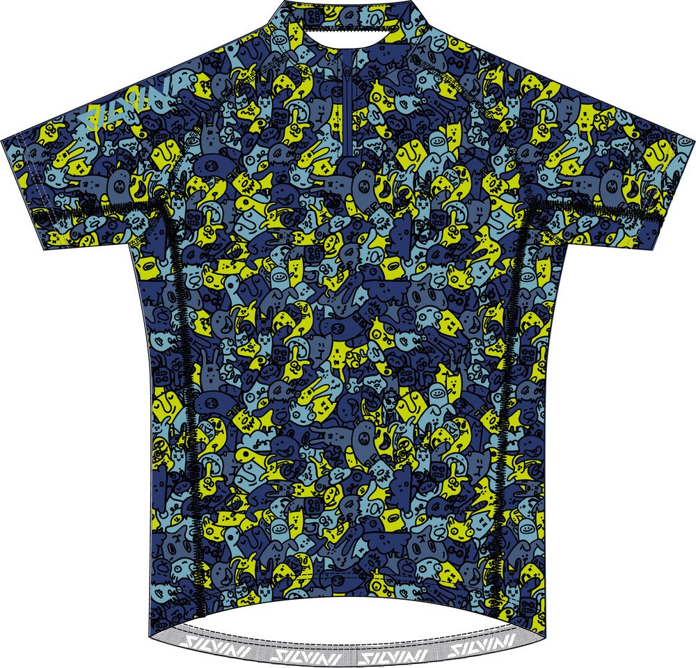 Dětský cyklo dres SILVINI Scrivia zelená Velikost: 134-140