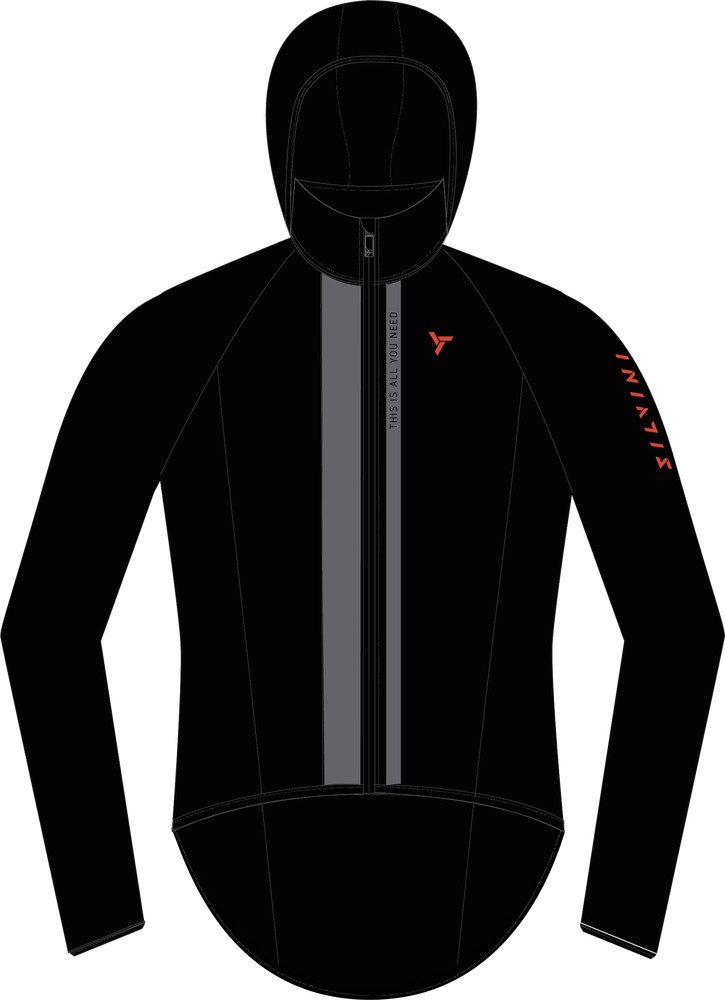 Pánská cyklo bunda SILVINI Gelo černá Velikost: 3XL