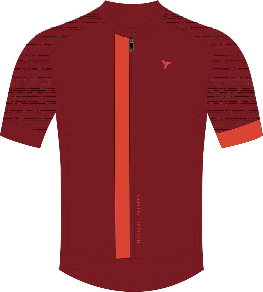 Pánský cyklo dres SILVINI Carnio červená Velikost: XL