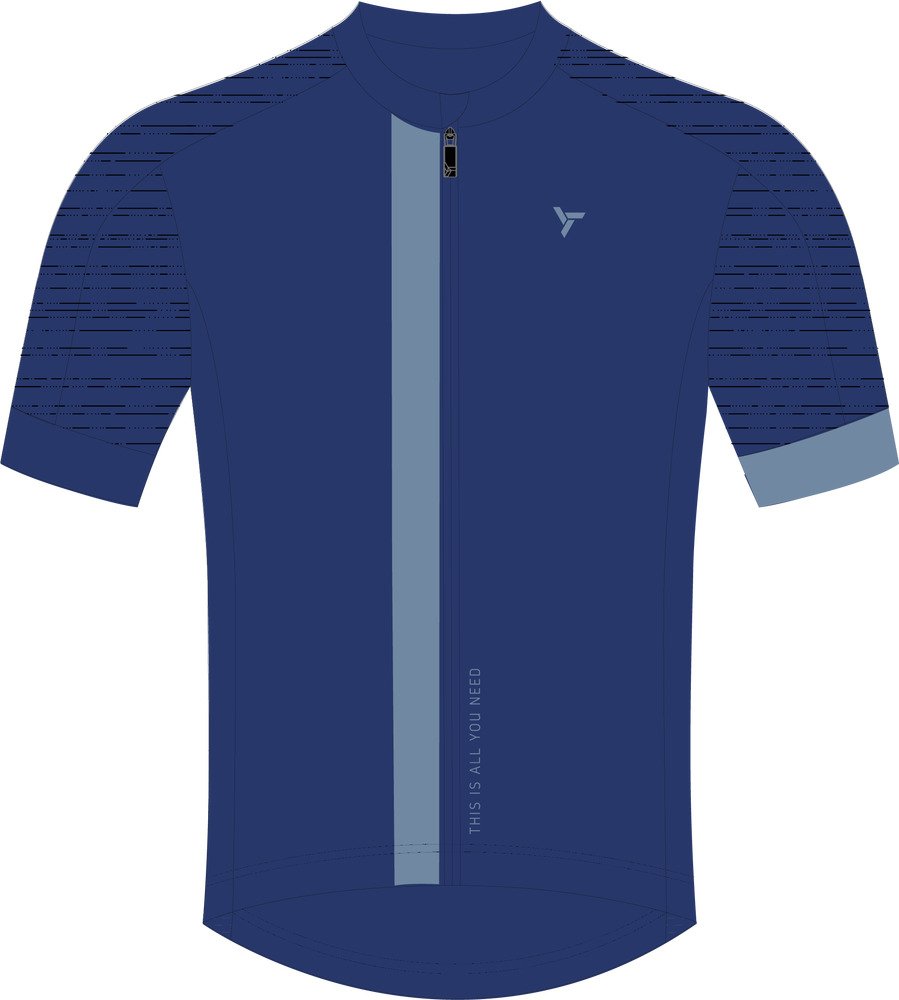 Pánský cyklo dres SILVINI Carnio modrá Velikost: 3XL