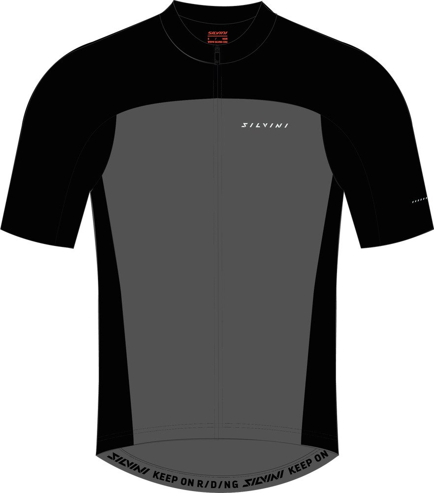 Pánský cyklo dres SILVINI Stelvio černá Velikost: XXL