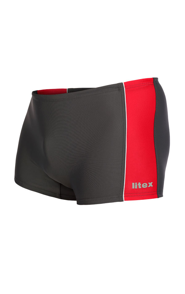 Pánské plavky LITEX boxerky šedé Velikost: 54