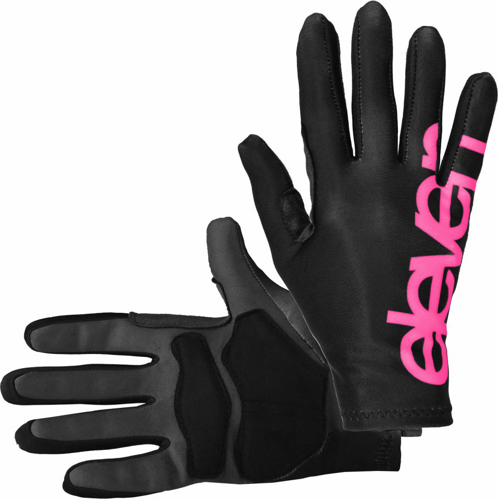 Cyklistické rukavice ELEVEN Long Black Pink Velikost: S