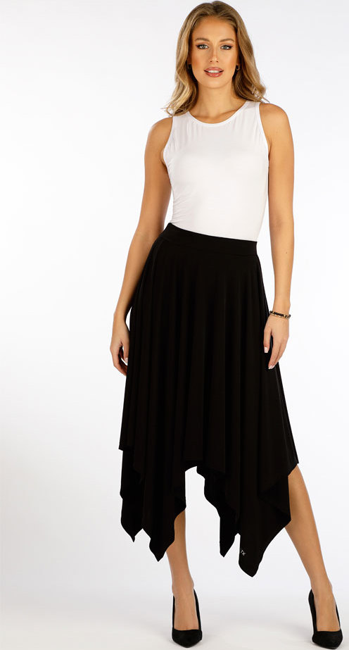 Dámská sukně LITEX do pasu černá Barva: černá, Velikost: S