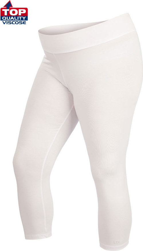 Dámské legíny LITEX v 7/8 délce bílé Barva: Bílá, Velikost: XL