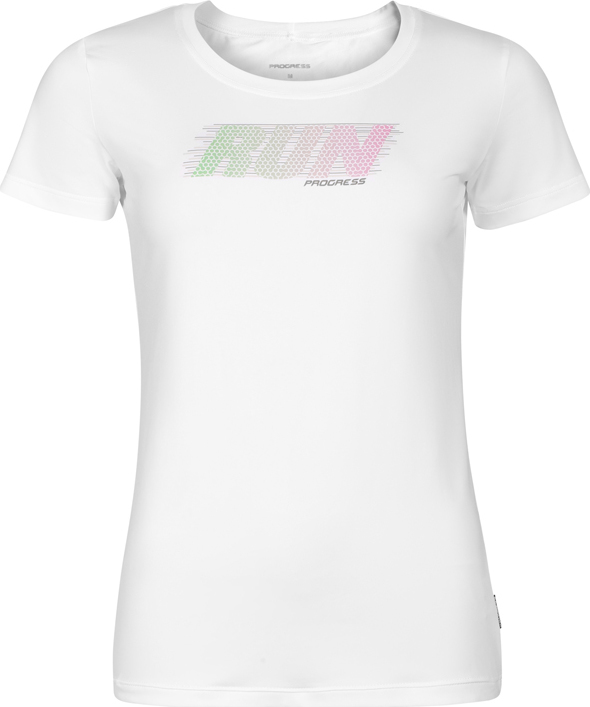 Dámské sportovní triko PROGRESS Deporta Run bílé Velikost: M