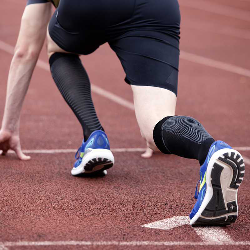 Kompresní podkolenky PROGRESS Compress Pro černé Velikost: 39-42