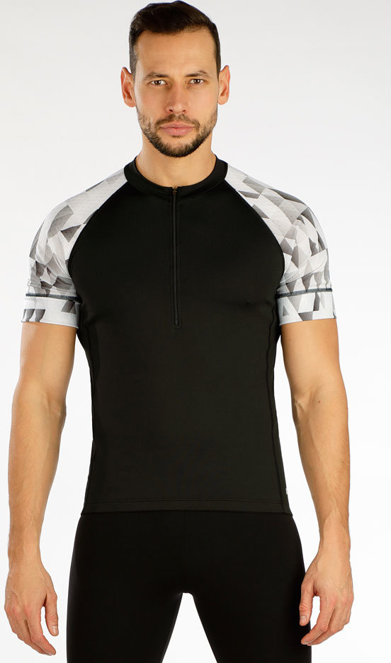 Pánské cyklistické triko LITEX černé Velikost: M