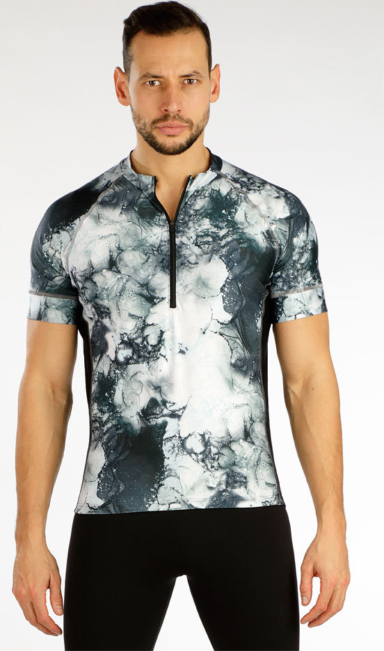 Pánské cyklistické triko LITEX černé Velikost: M