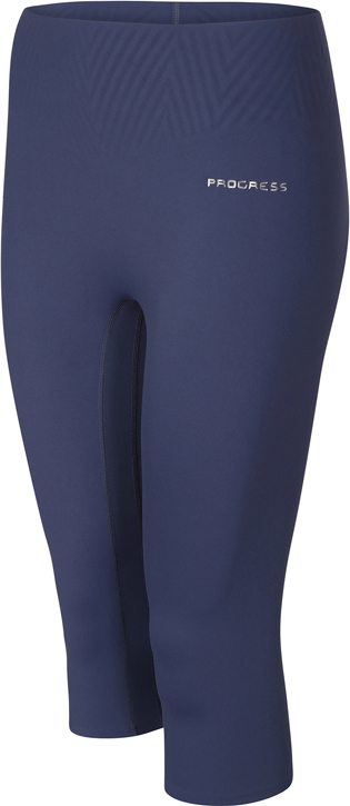Dámské 3/4 legíny PROGRESS Zora modré Velikost: L