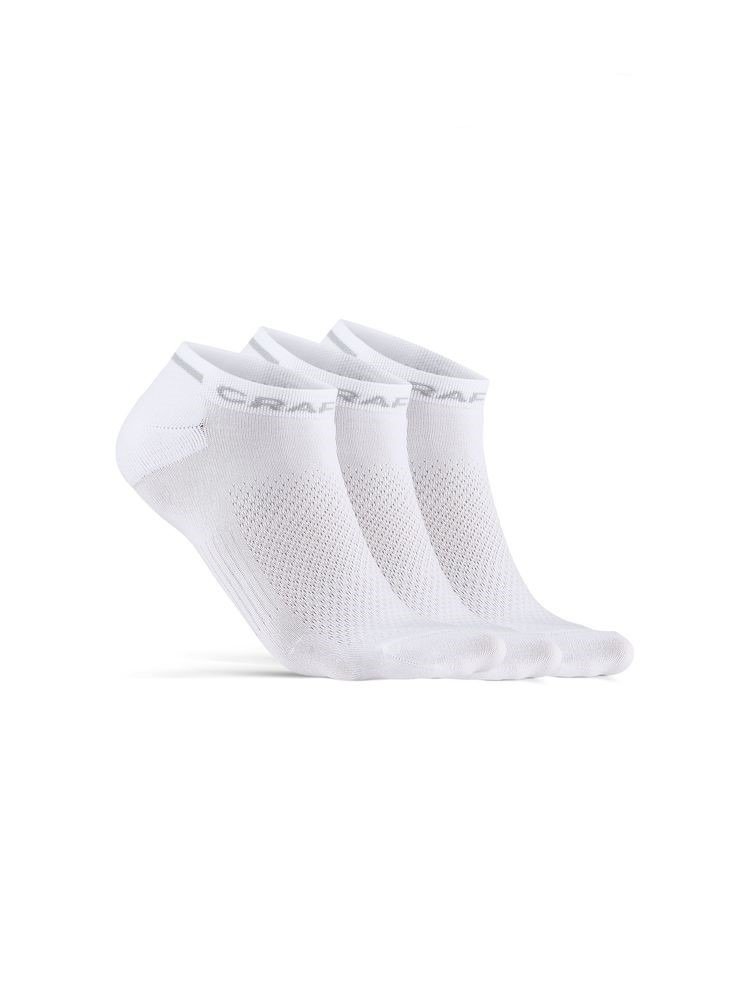 Funkční ponožky CRAFT CORE Dry Shaftless 5-pack - bílá Velikost: 43-45